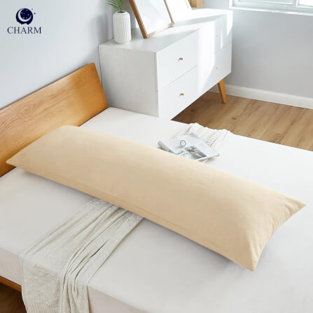 ปลอกหมอน BODY CHARM CUDDLE ขนาด 16 X 42 นิ้ว CREAM_4